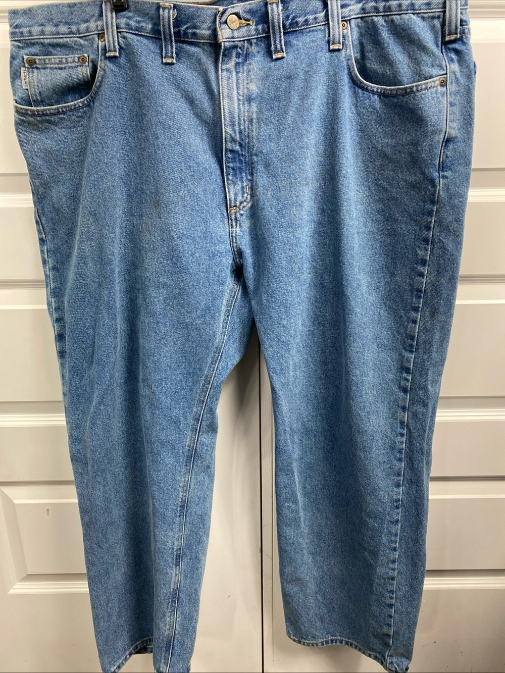 Vintage Carhartt Jeans Traditional Fit 48x30 100% Cotton Men’s Medium Wash